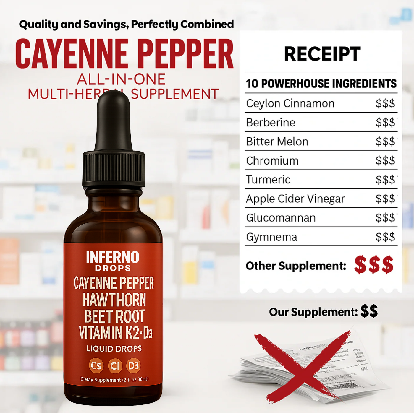 INFERNODROPS- Cayenne Pepper Extract