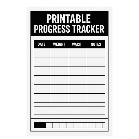 Printable Progress Tracker (PDF)